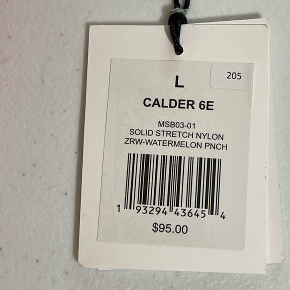 NWT Onia Calder Zip Fly Swim Trunks Large MSRP$95 - Picture 8 of 8